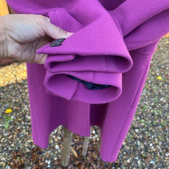JCREW lady day coat 4P in Fresh Raspberry Color - Picture 4 of 14